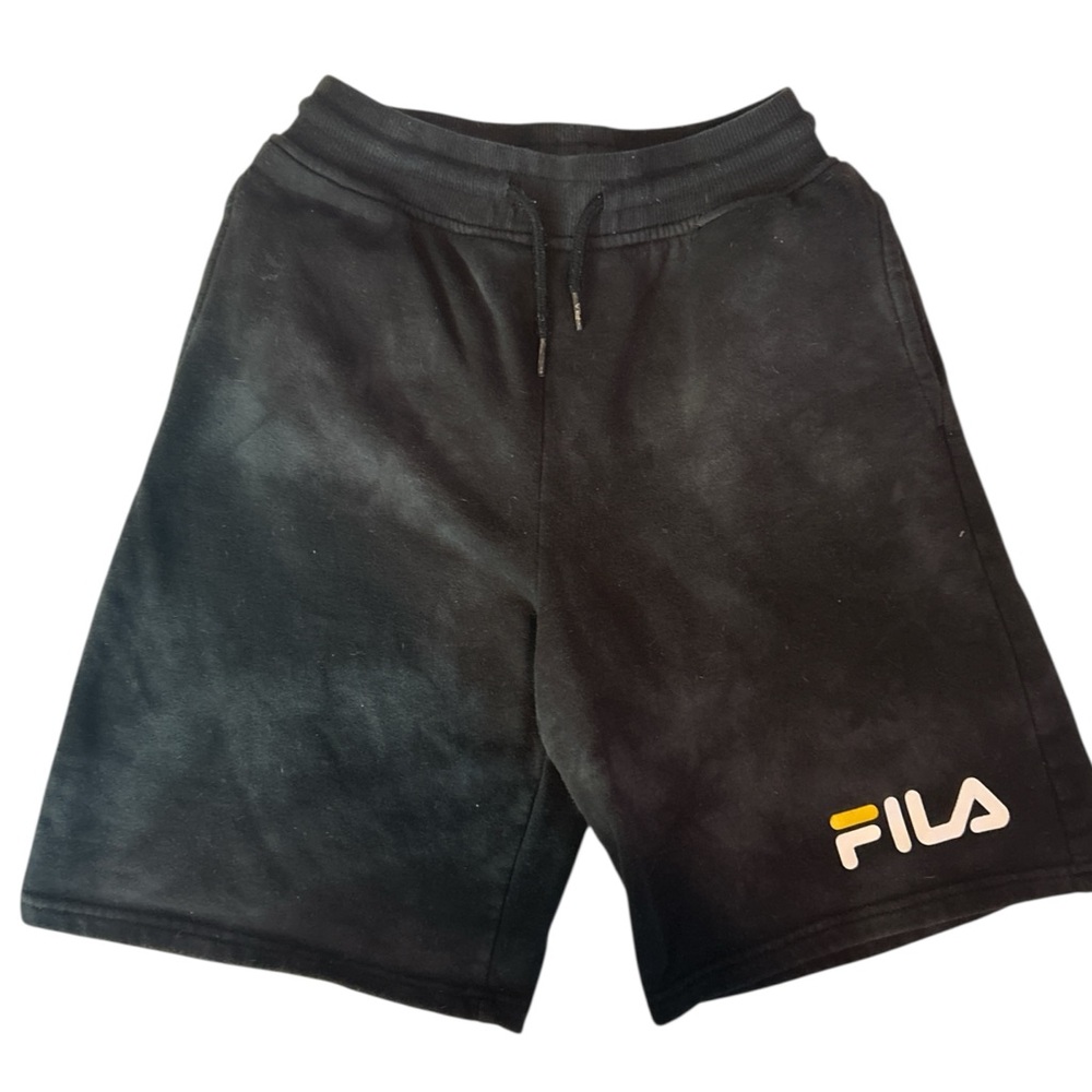 Fila Black Performance Shorts with Drawstring